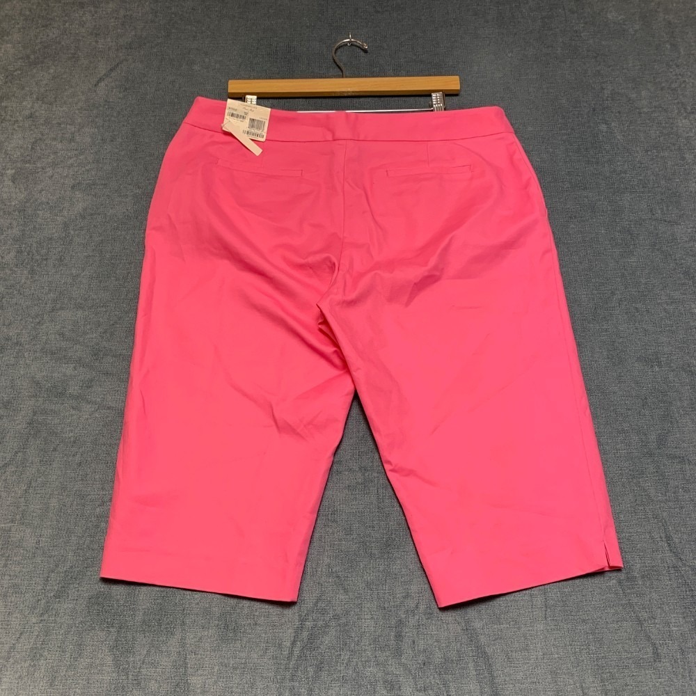 Charter Club Skimmer Capri Pants Womens 16 Pink Stretch Pull On Modern Fit